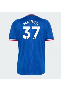 Manchester United Kobbie Mainoo #37 Fotballdrakt Borte Klær 2026-27 Korte ermer